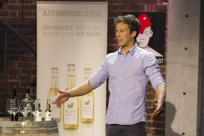 Kühbrein im Pitch bei 2min2mio, der Start Up Sendung von Puls4