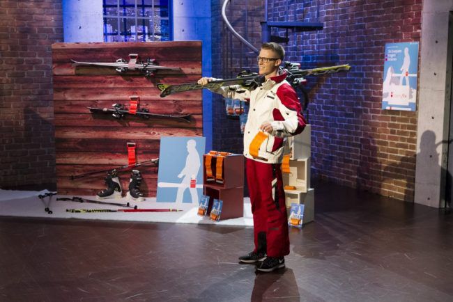 Carry Fix im Pitch bei 2min2mio, der Start Up Sendung von Puls4