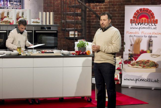 Pimotti im Pitch bei 2min2mio, der Start Up Sendung von Puls4