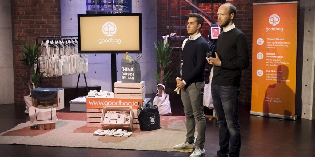 goodbag im Pitch bei 2min2mio, der Start Up Sendung von Puls4