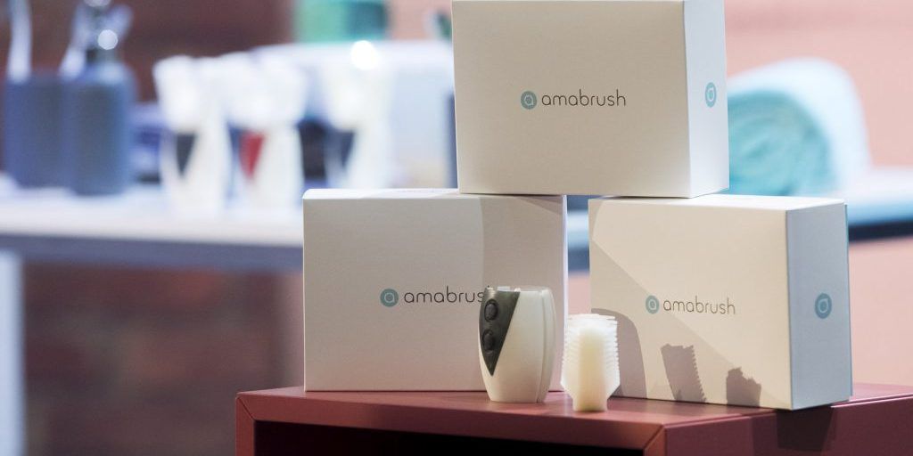 Amabrush im Pitch bei 2min2mio, der Start Up Sendung von Puls4